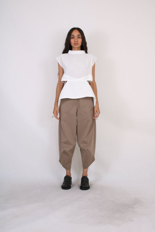 Solouk Cocoon Pants - Taupe
