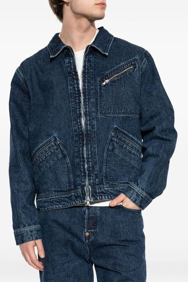 Kenzo Denim Jacket - Medium Stone Blue Denim