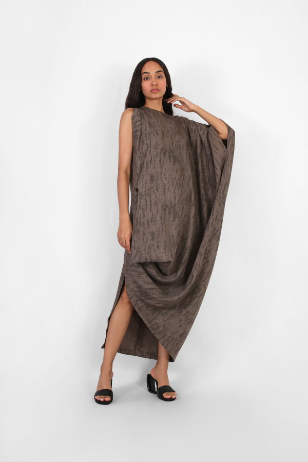 Solouk The Echo Dress - Taupe