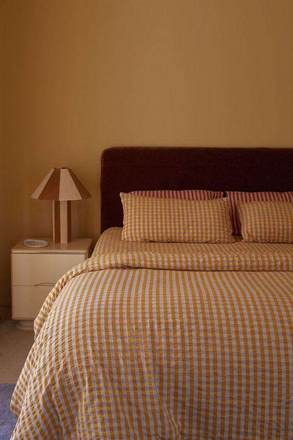 Mosey Me Mango Seersucker Quilt Cover