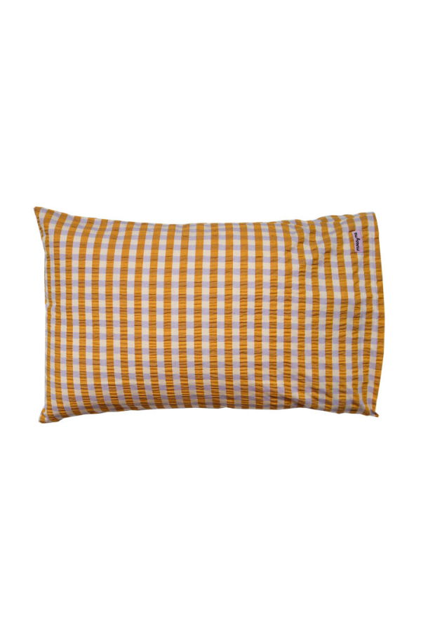 Mosey Me Mango Seersucker Standard Pillowcase Set 