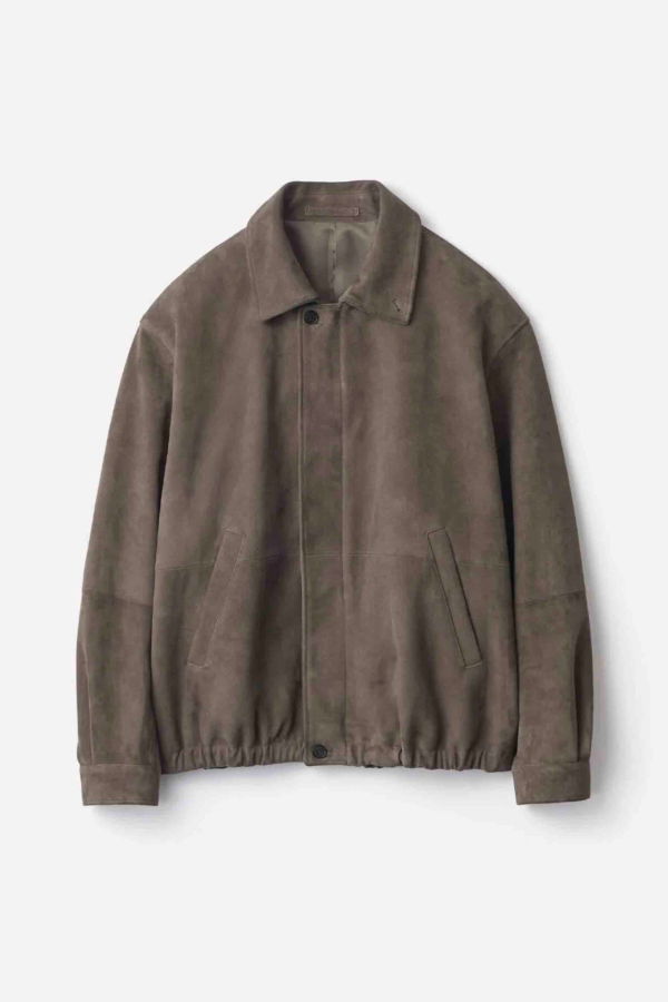 ssstein Goat Suede Zip Jacket