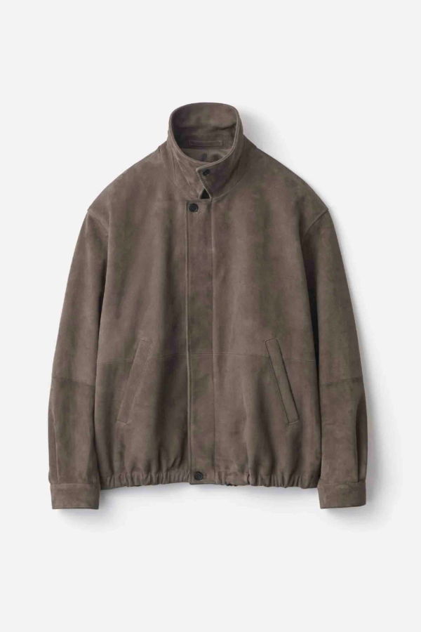 ssstein Goat Suede Zip Jacket