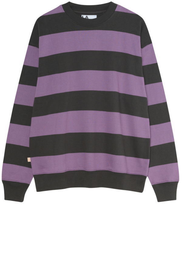 La Paz Pavia Black Grape Stripes Sweatshirt