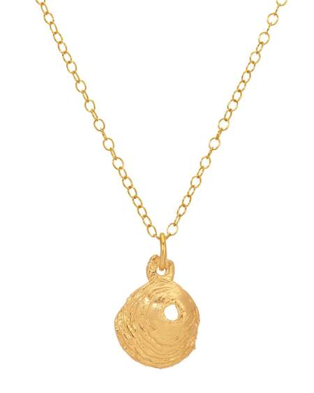 All Blues Coffee Beans Short Necklace - Gold | Garmentory