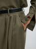 Tibi Cozy Flannel Triple Pleat Pant - Thumbnail 5