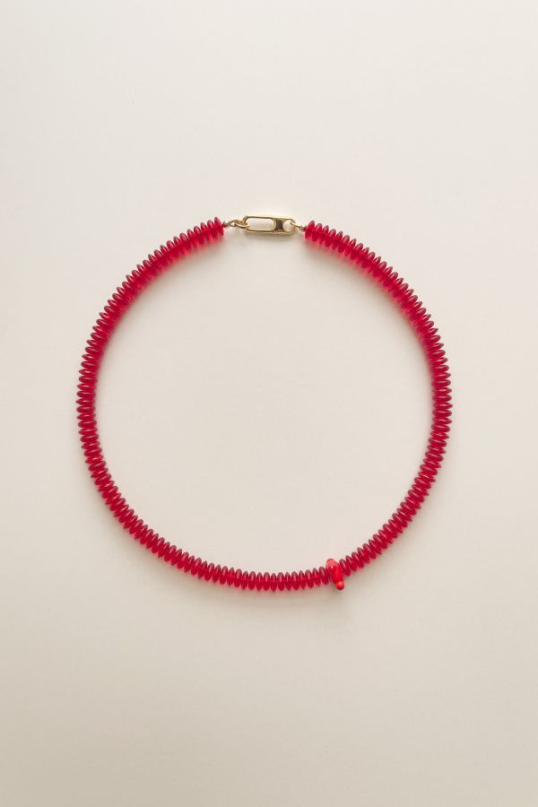 BUBS. Cherry Necklace - Red