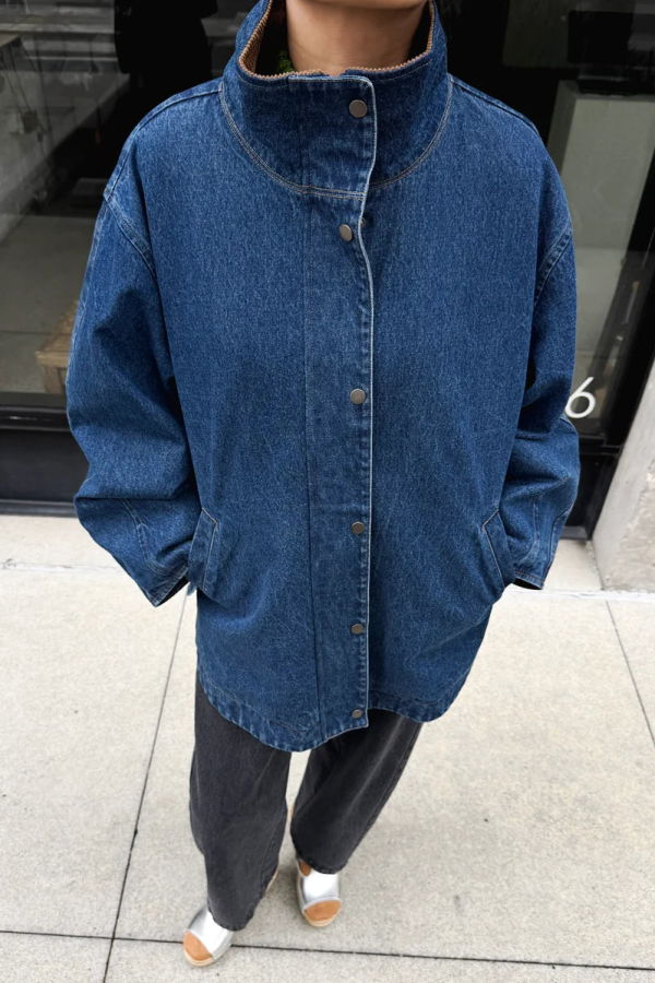 Le Bon Shoppe Blair Jacket - Blue Denim