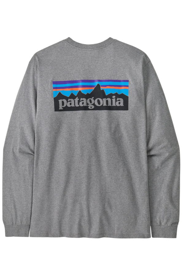 Patagonia Long-Sleeved P-6 Logo Responsibili-Tee