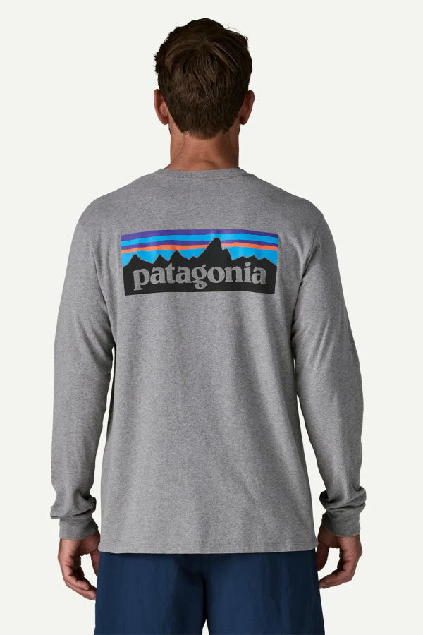 Patagonia Long-Sleeved P-6 Logo Responsibili-Tee