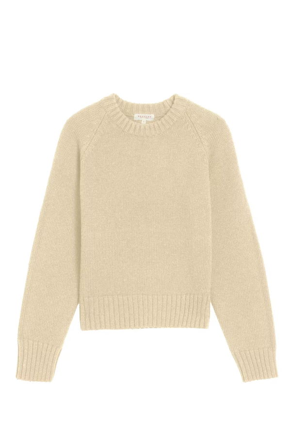 demylee Imogen Cotton Cashmere Sweater - Oatmeal