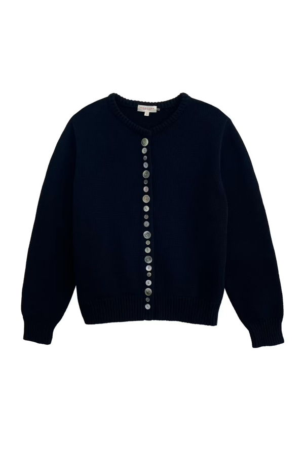 DEMYLEE Soleil Cotton Cardigan - Black
