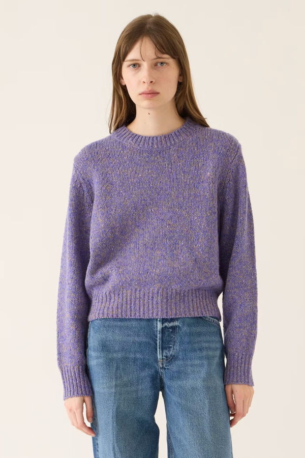 demylee Talia Wool Alpaca Sweater - Lavender