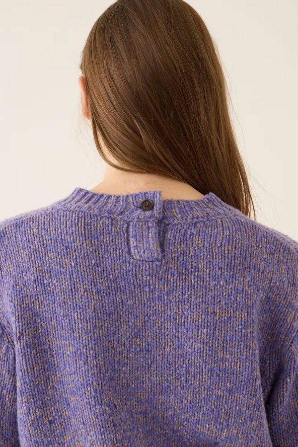demylee Talia Wool Alpaca Sweater - Lavender