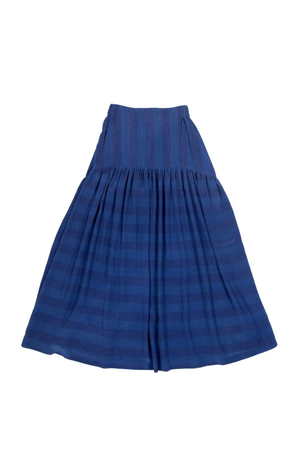 LWN Talis Skirt - Lake Shadow Stripe Silk