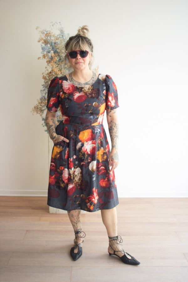 Birds of North America Winter Chippy Dress