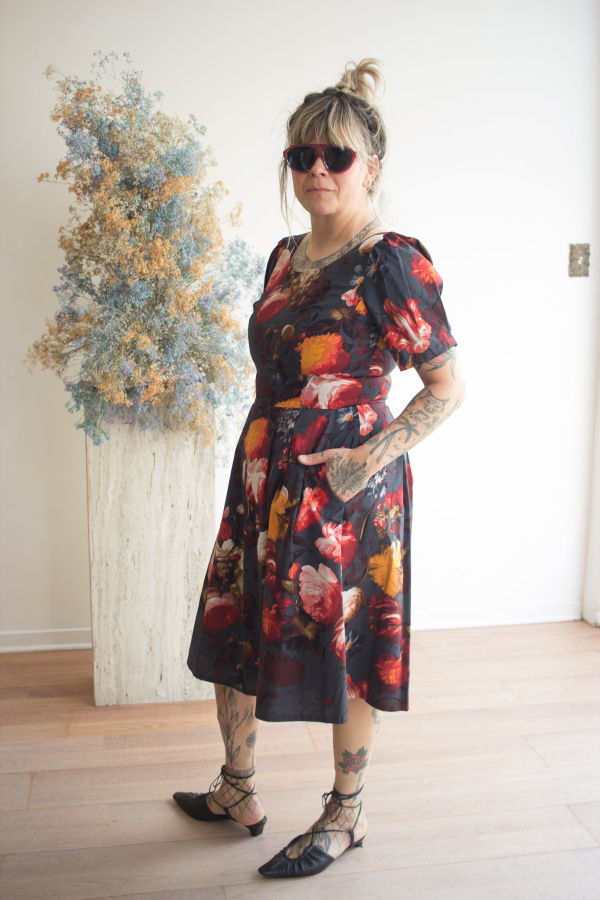 Birds of North America Winter Chippy Dress