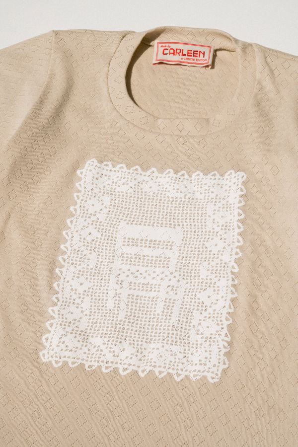 Carleen Perfect Tee - Pointelle Doily
