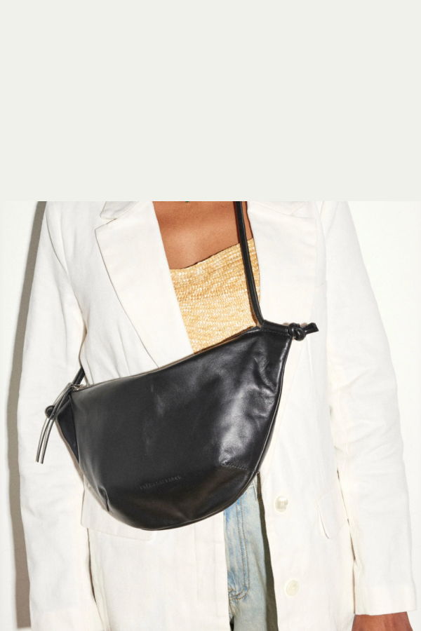 Freda Salvador Elodie Crescent Bag - Black