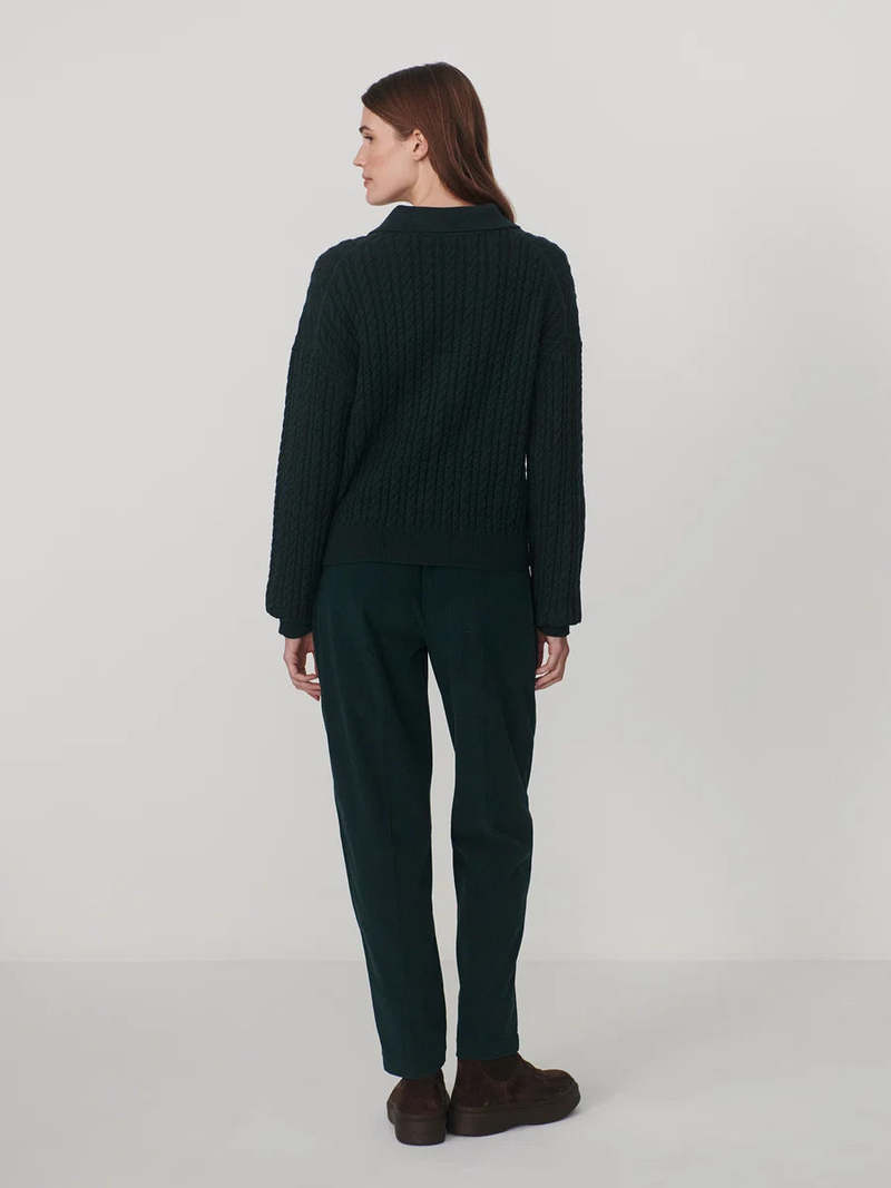 Varley Dottie Polo Knit Sweater