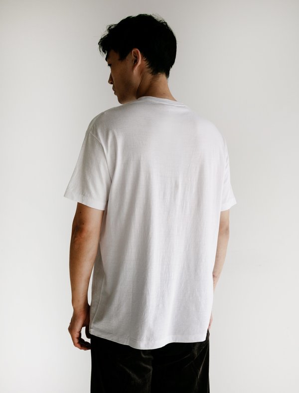 Auralee Seamless Crew Neck Tee - White | Garmentory