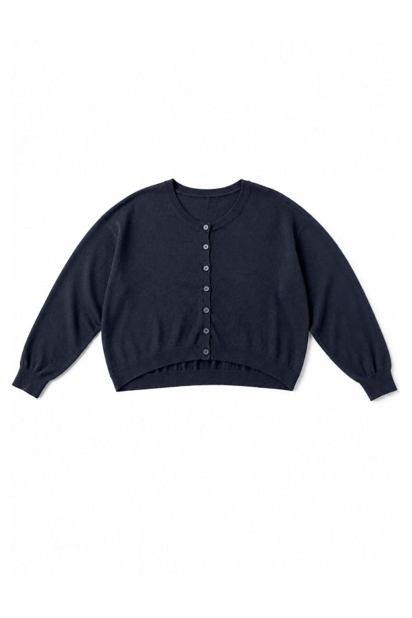 Ali Golden Boxy Cardigan