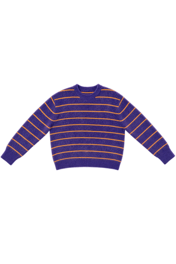 Ali Golden Oversized Mohair Pullover Sweater