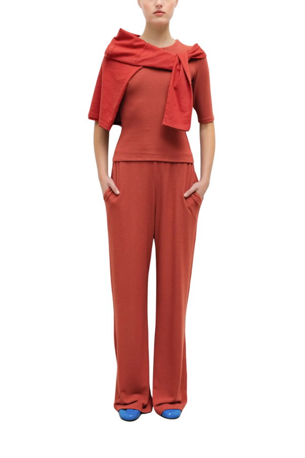 Leset Lauren Pocket Pant - Rust