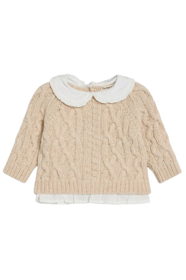 KIDS The New Society Baby Echo Sweater - White