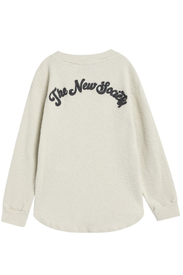KIDS The New Society Baby Hayley Long Sleeve T-Shirt - White