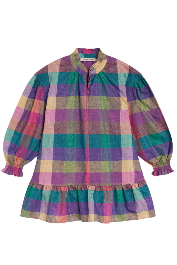 KIDS The New Society Isbby Checks Dress - Multicolour