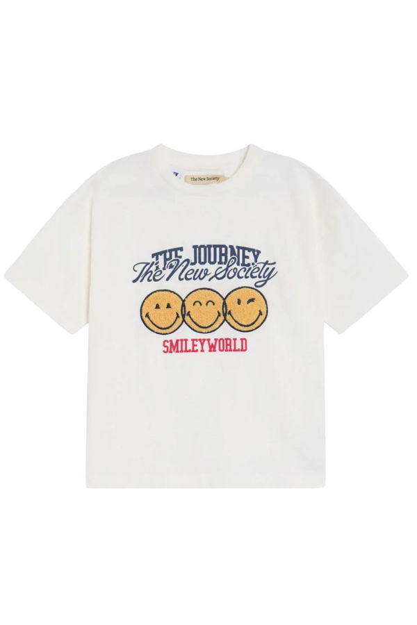 KIDS The New Society Smiley T-Shirt - White