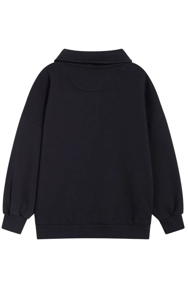 KIDS The New Society TNS Logo Polo Sweatshirt - Gray