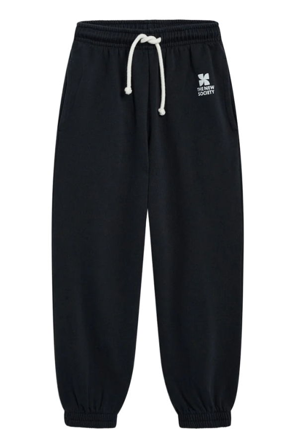 KIDS The New Society TNS Logo Sweatpants Forged Iron Grey