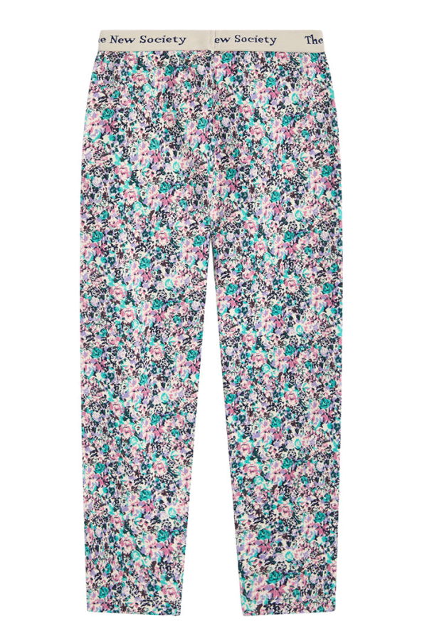 KIDS The New Society TNS Rib Leggings Ashby Blue Floral Print