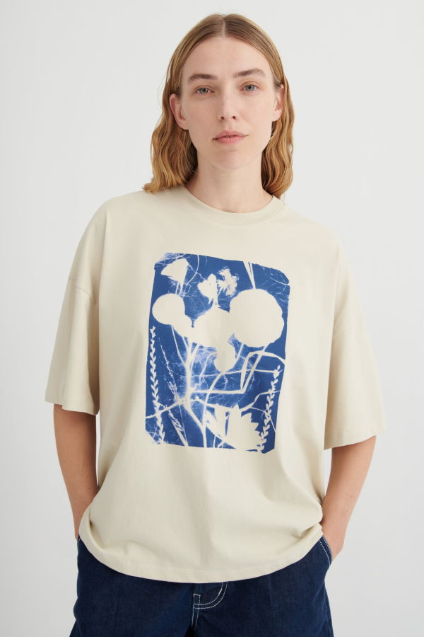 Kowtow Cyanotype Tee - Stone