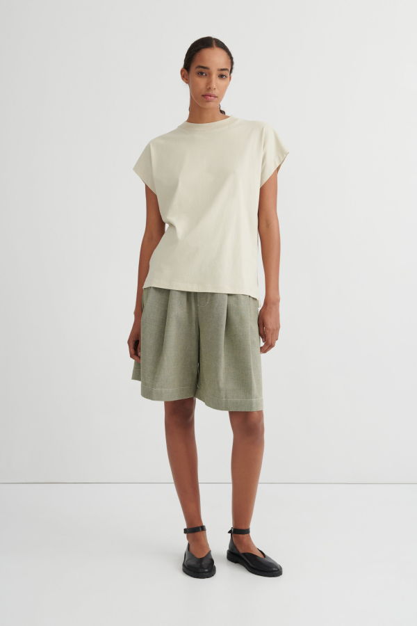 Kowtow Geometry Tee - Stone