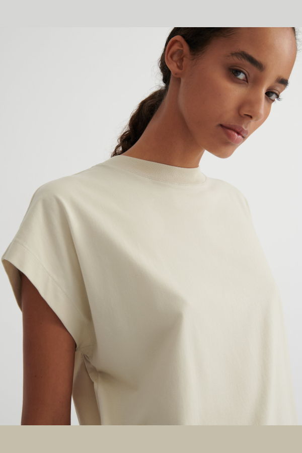 Kowtow Geometry Tee - Stone