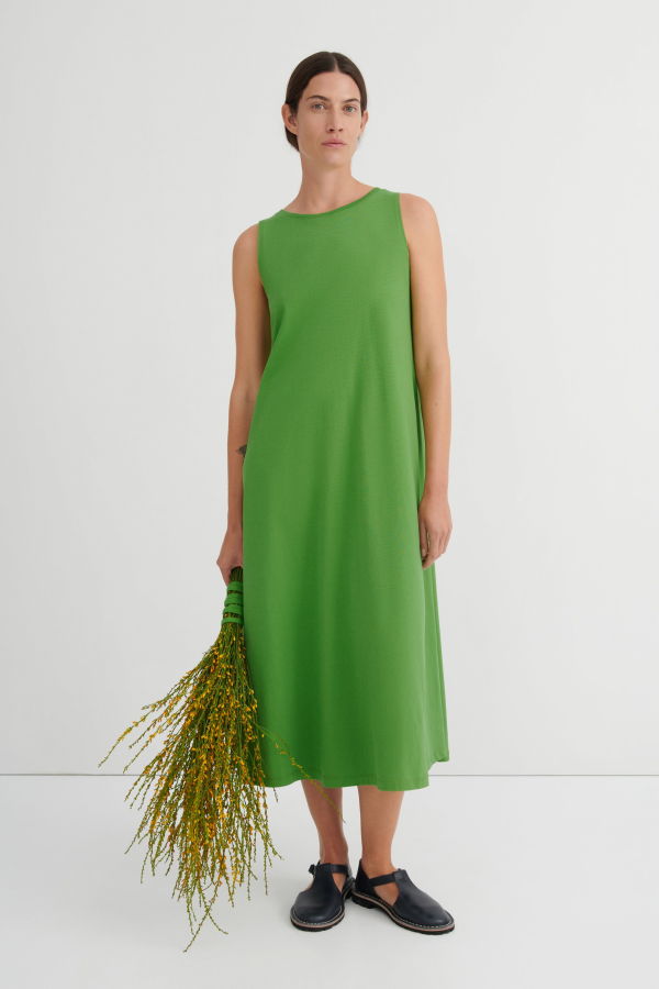 Kowtow Tank Swing Dress - Spring Green