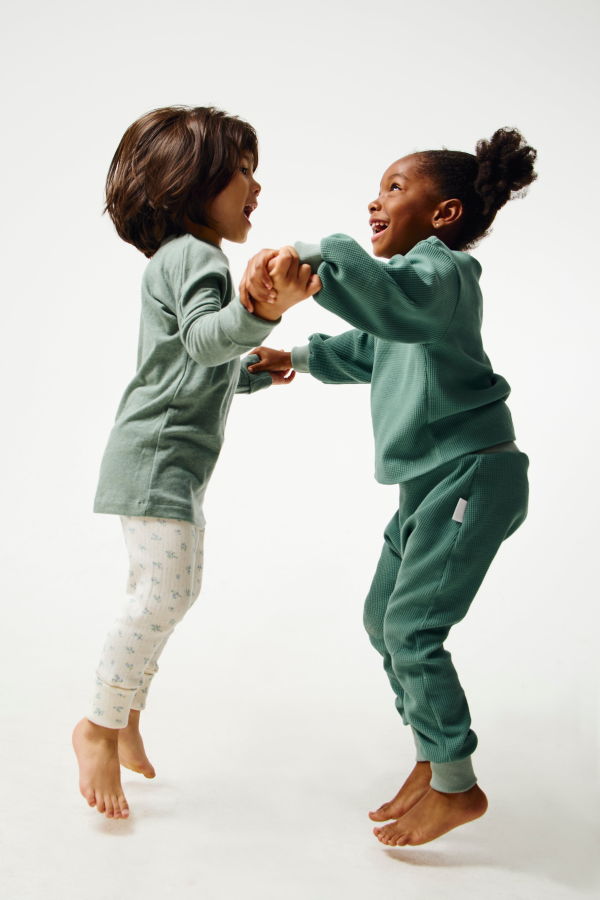 KIDS Kid's Stuff [Trucs d'enfants] Grow With Me Pointelle Liberty Leggings