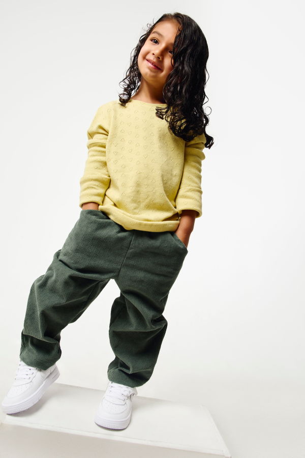 KIDS Kid's Stuff [Trucs d'enfants] Grow-With-Me Shirt - Yellow