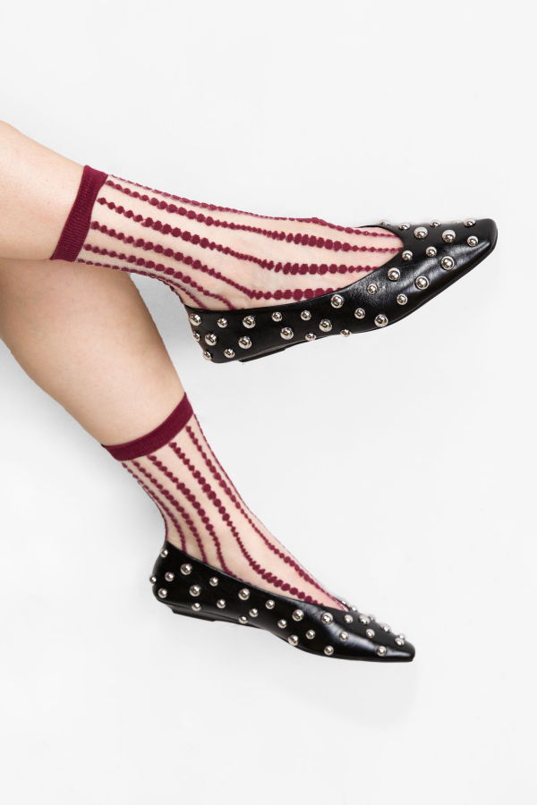 UNITED LEGWEAR Sheer Bubbles Socks