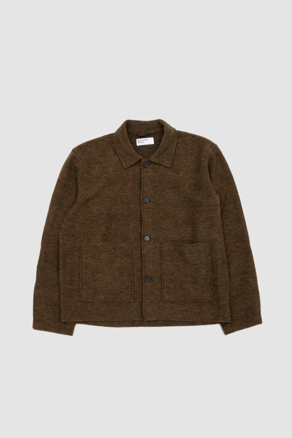 Universal Works Rams Jacket Wool Mix Knit