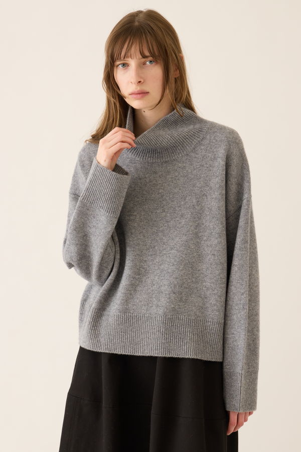 demylee Enid Wool Cashmere Turtleneck Sweater