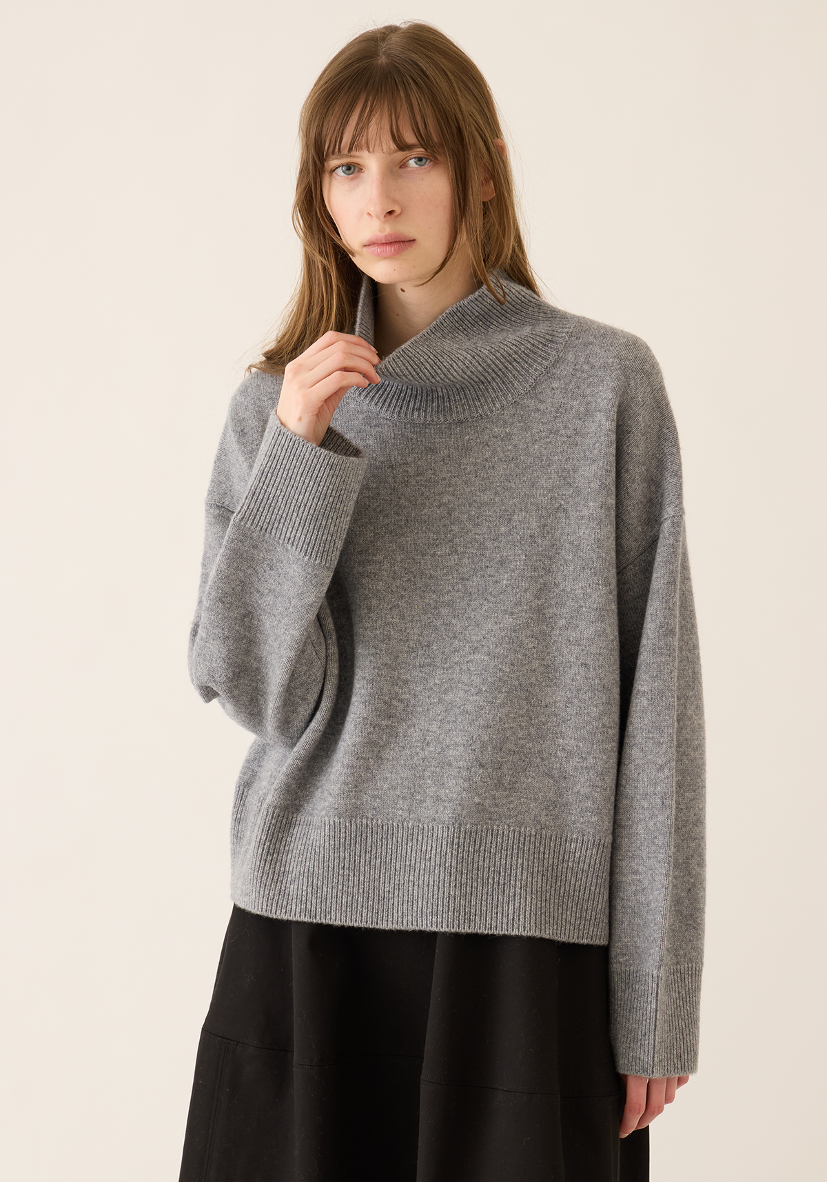 demylee Enid Wool Cashmere Turtleneck Sweater - Image 1 of 6