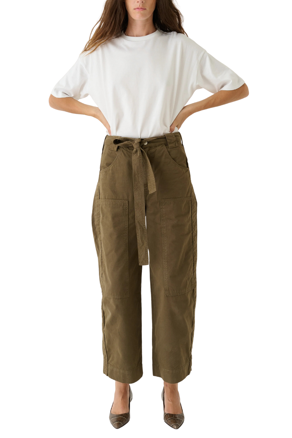Jamie Haller The Karate Pant - Military Green - Image 1 of 5