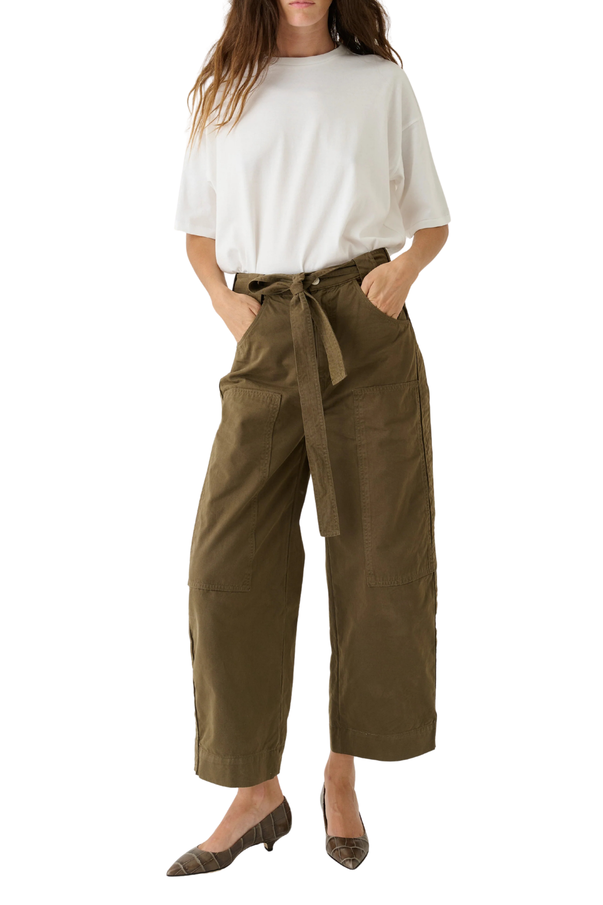Jamie Haller The Karate Pant - Military Green - Image 2 of 5