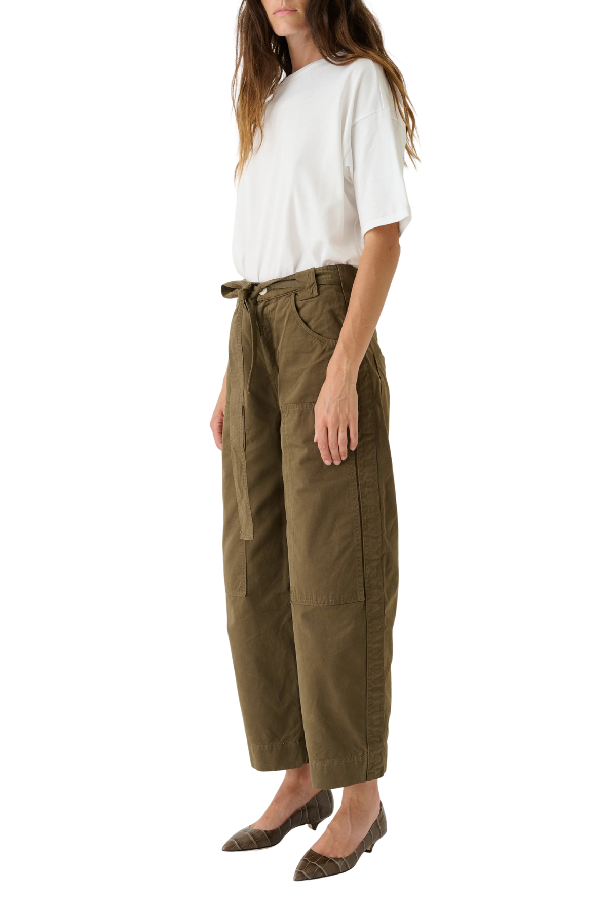 Jamie Haller The Karate Pant - Military Green - Image 3 of 5
