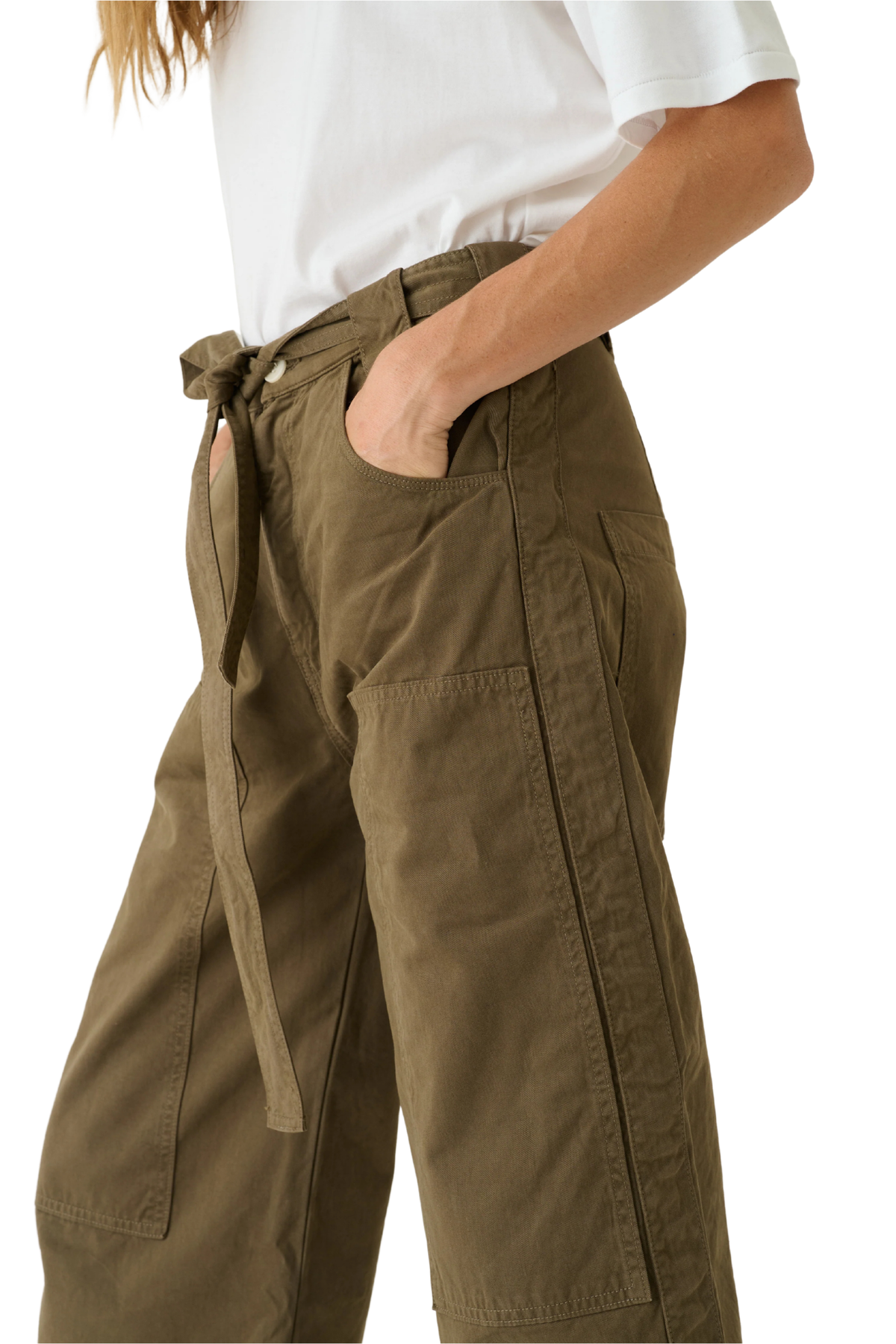 Jamie Haller The Karate Pant - Military Green - Image 5 of 5