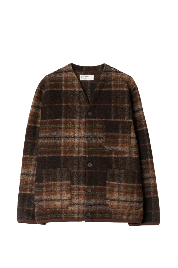 Universal Works Pino Wool Fleece Cardigan